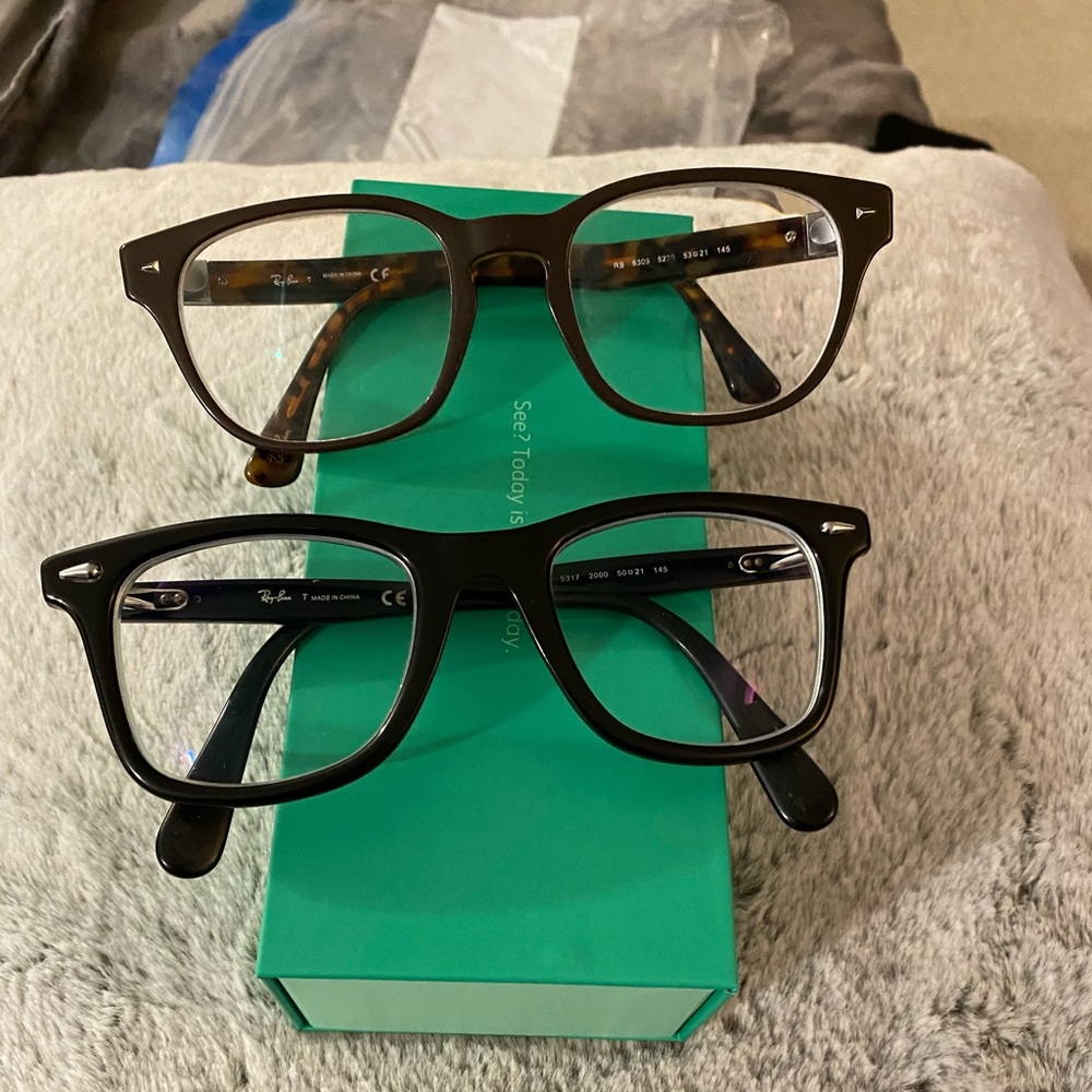 Ray-Ban frames w/ cases
